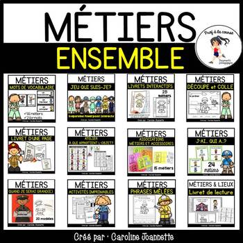 Preview of French Community Helpers Bundle | Métiers - Ensemble