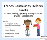 French Community Helpers Bundle (Reading, Speaking, Writin