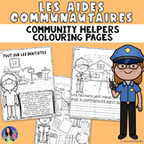 French Community Helpers Colouring Pages | Les Métiers