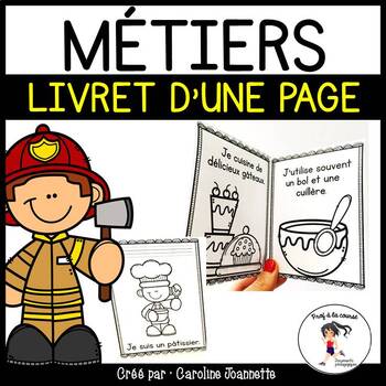 Preview of French Community Helpers | Métiers de la communauté Livret de lecture
