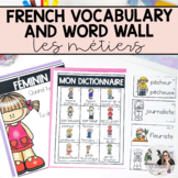 French Community Helpers Vocabulary | French Word Wall Car