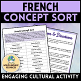 French Concept Sort - Culture Activity & Icebreaker!