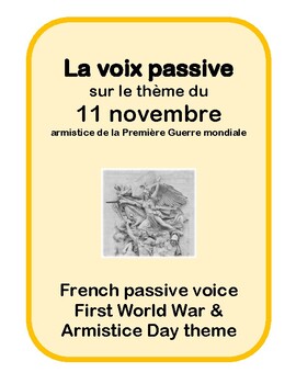 Preview of French Grammar Passive voice - Armistice Day