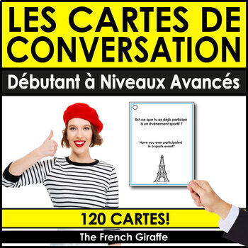 Preview of French Conversation Starters - Question Cards