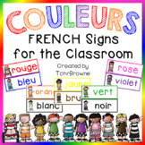 French Couleurs Posters for the Classroom