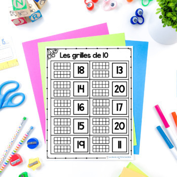 french counting and representing numbers 1 20 compter et representer