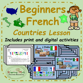 French Countries lesson and resources with digital activities