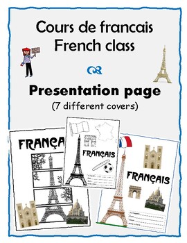 French – Cover / Presentation pages for binder, folder, project – 7 ...