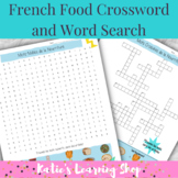 French Crossword and Word Search: La Nourriture | Food