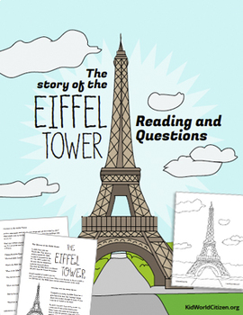 Preview of French Culture Lesson: Story of the Eiffel Tower ~ in English