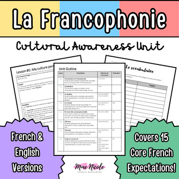 Preview of French Culture Unit - Read, write, listen, & speak! (DIGITAL VERSION INCLUDED)