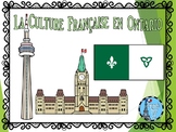 French Culture in Ontario  Franco-Ontarien Powerpoint