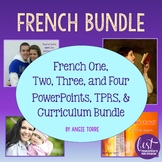 French Curriculum, Lessons, Resources, PowerPoints Bundle 