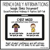 French Daily Affirmations | Google Slides