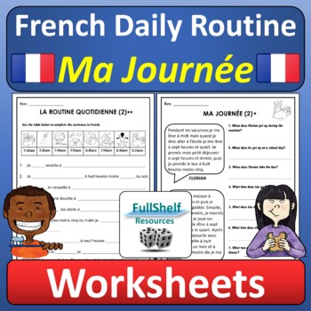 daily routine worksheet teaching resources teachers pay teachers