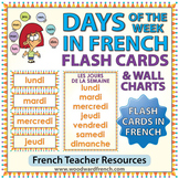 French Days of the Week - Flash Cards & Charts