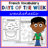 French Days of the Week Worksheets Les Jours de la Semaine