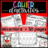 French December-Christmas Worksheets/ Cahier d'activités décembre-Noël