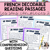 French Decodable Reading Passages & Comprehension Question