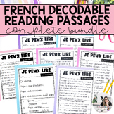 French Decodable Reading Comprehension Activities for Prim