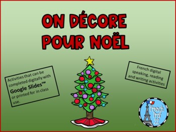 French Decorate a Christmas Tree Decore un arbre de noel for ...