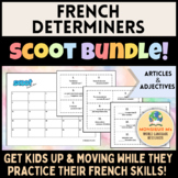French Determiners Scoot BUNDLE! [Les déterminants - adjec