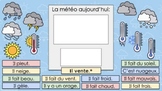 French Digital Calendar 2022-2023 & Weather Board (PowerPoint)