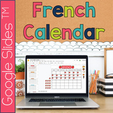 French Digital Calendar and Weather Activities