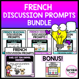 French Discussion Prompts Bundle-French Oral Communication