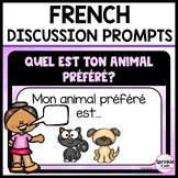 French Discussion Prompts | French Oral Communication Questions