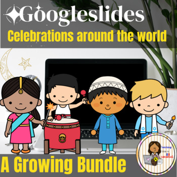 Preview of French Digital Growing Bundle | Celebrations around the world