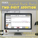 French Digital Math Mat (Self Checking) - Two-digit Additi