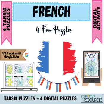 Preview of French - Digital Tarsia Puzzle