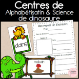 French Dinosaur-Themed Science and Literacy Centers
