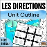 Core French - Les directions - Directions Unit Outline