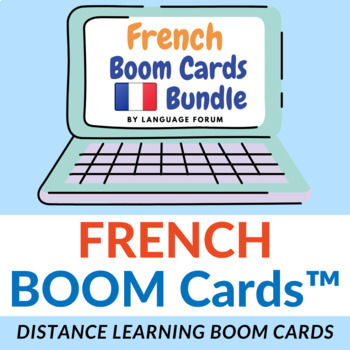 Preview of French BOOM Cards Bundle for Distance Learning