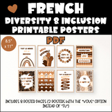 French Diversity Posters | Inclusive Quotes | French Class
