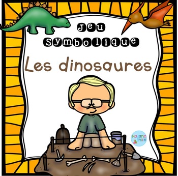 Preview of French Dramatic Play (Dino Dig)/ Coin dinosaures {Jeu symbolique}