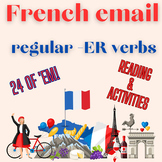 French -ER verb reading with activities