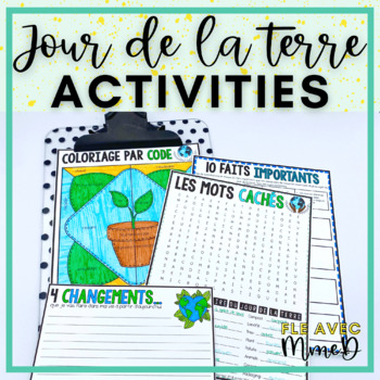 Preview of French Earth Day Activities - activités pour le jour de la terre