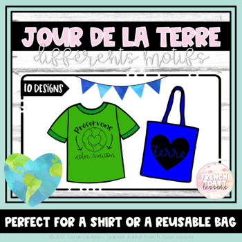 Preview of French Earth Day Designs | Le Jour de la Terre