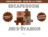 French Earth Day Escape Room/Jeu d'Évasion Jour de la Terr