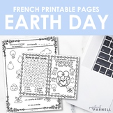 French Earth Day Printables & Activity Booklet | le jour d