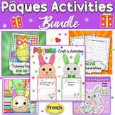 French Easter Activities Bundle - Crafts, coloring, word s