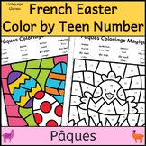 French Easter Color by TEEN Number Pâques Coloriages Magiq