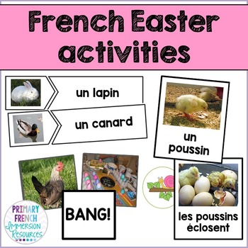 Preview of French - Easter Flashcards and Games - Les jeux de Paques