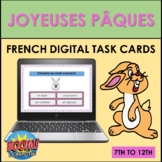 French Easter Vocabulary: Pâques (7th to 12th) BOOM CARDS