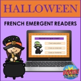 French Emergent Readers BOOM CARDS: HALLOWEEN