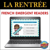 French Emergent Readers BOOM CARDS: La Rentrée ( French Ba