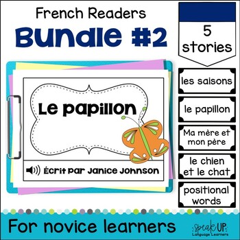 Preview of French Emergent Readers & Activities Bundle 2 Easy Mini Books for Beginners